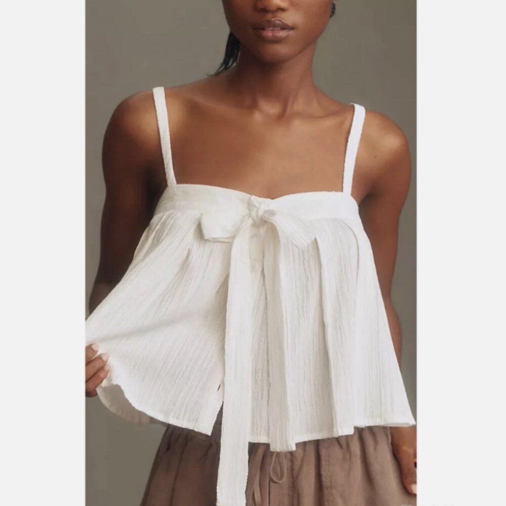Brand New Anthropologie Sunday in Brooklyn Bow-Tie Tank - Picture 1 of 5